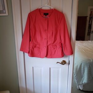 Talbots Crop Sleeve Jacket